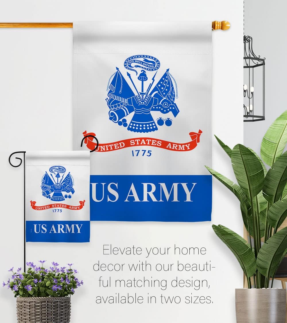Army Garden Flag - Armed Forces Rangers United State American Military Veteran Retire Official - House Decoration Banner Small Yard Gift Double-Sided Made in USA 13 X 18.5