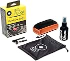 #1 Record Cleaner Kit - Complete 4-in-1 Vinyl Cleaning Solution, Includes Velvet Record Brush, XL Cleaning Liquid, Stylus Brush and Travel Pouch! Will NOT Scratch Your Records!