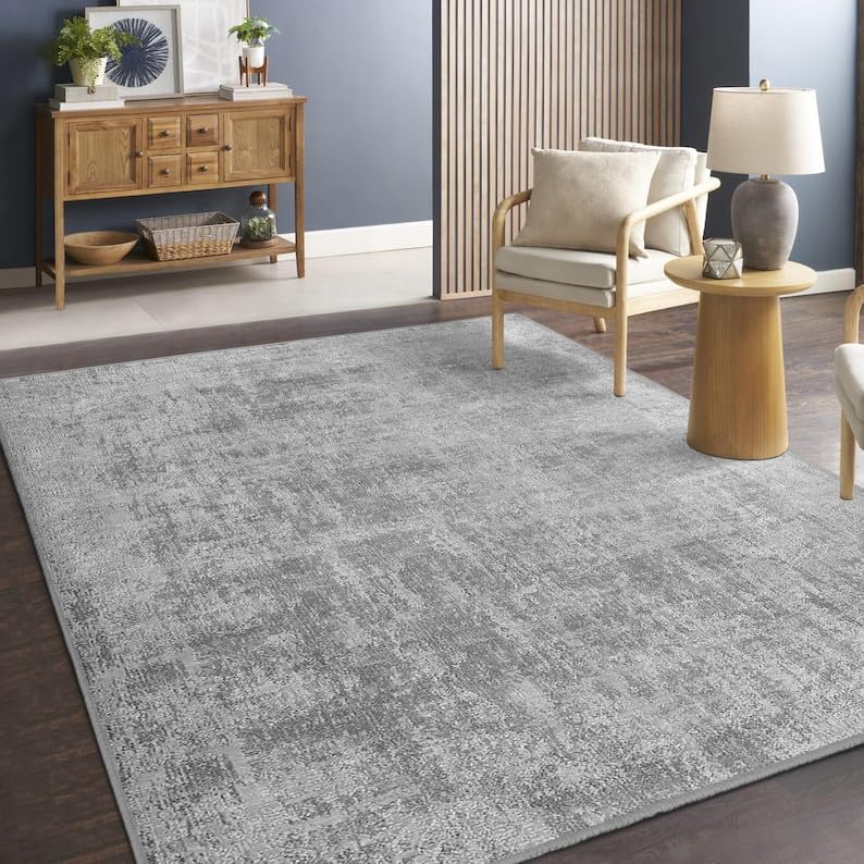 Tapis antidérapant gris 45x120cm pour sécuriser et décorer votre couloir