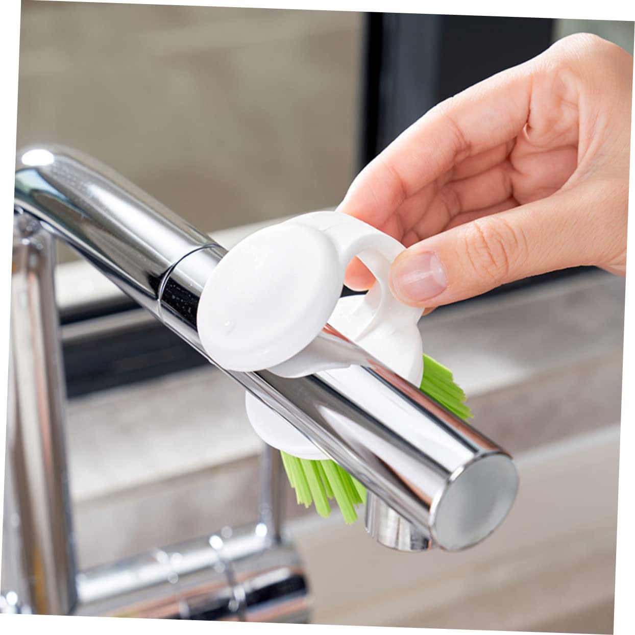 COLLBATH 6 Piezas Cepillo para Ollas Mini Cepillo para Platos Cepillo Limpiador De Bañera Depurador De Bañera Fregador De Platos Cepillo para Fregar Platos Mini Lavavajillas El Plastico