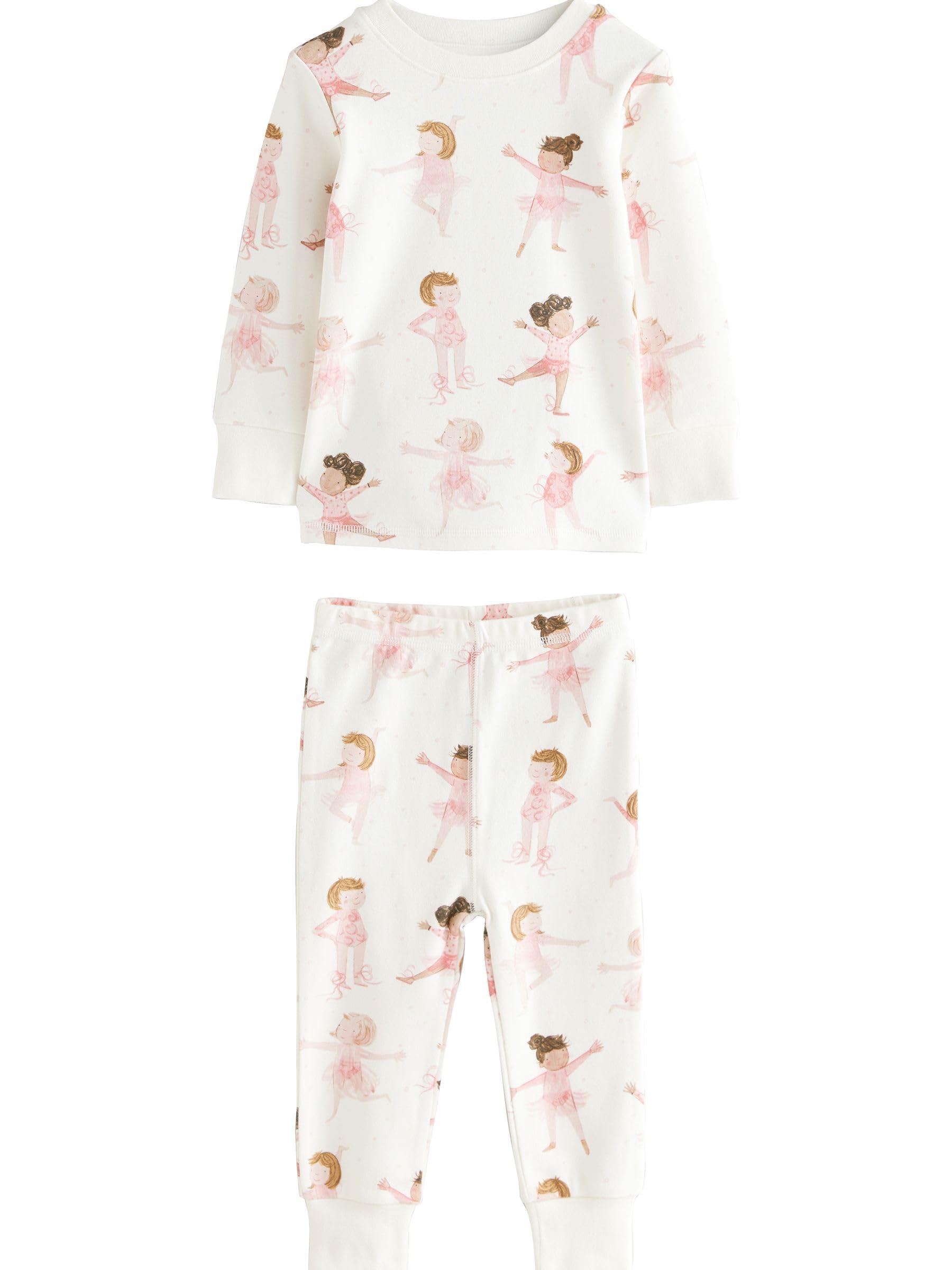 NEXT Fille Pyjama Douillet à Manches Longues, Lot de 3