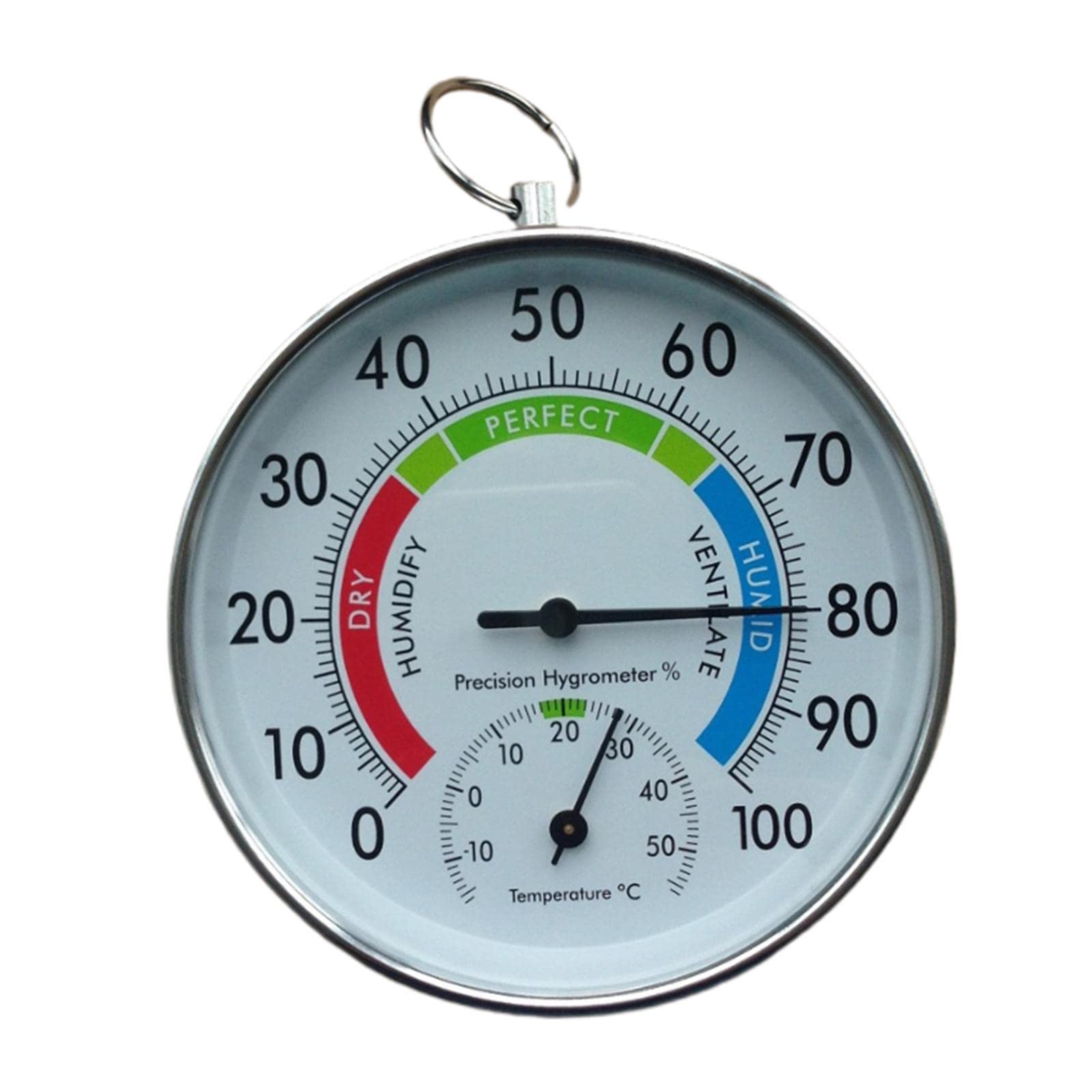 4" Decorative Thermometer Meter Home Pool Hygrometer Analog Dial Gauge|Home Décor, Organizer, Space Saving, Decorative, Foldable, Multipurpose|-picture-29