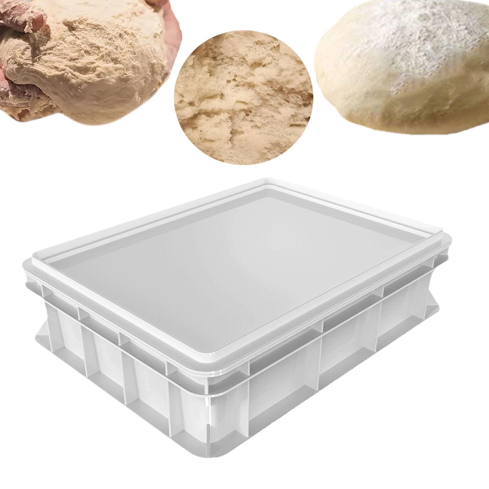 Caja para, Multiusos, para Almacenar Alimentos, Contenedor Apilable, Ideal para Restaurantes, Refrigeradores, Cocina, 60x40x7.5cm