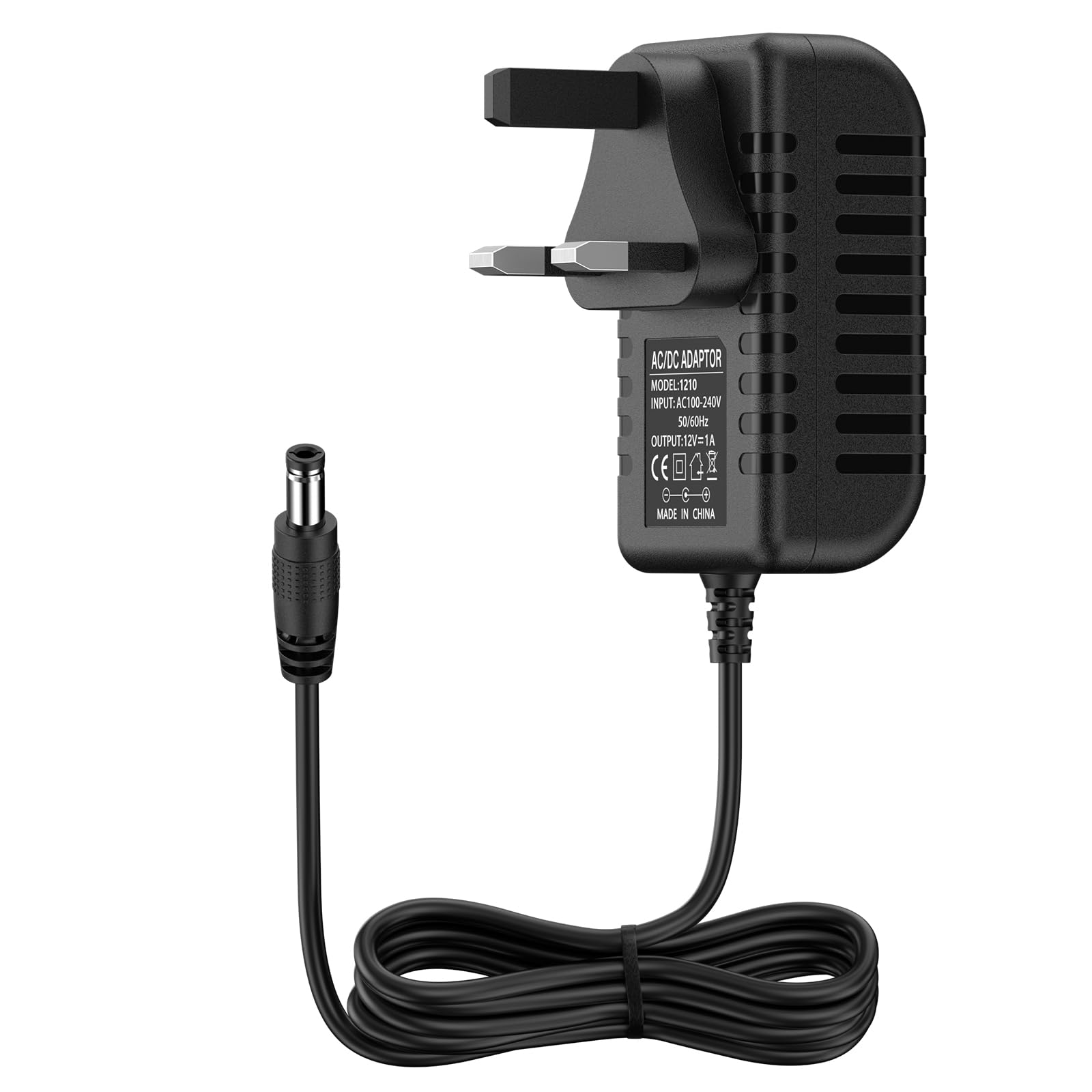 12V Battery Charger for Kids Electric Car,CJBIN 12V 1000mA Charger for Ride on Toys Car,Kids Electric Car Char-ger,Power Adapter for Childs Elec-tric Ca-r,Motorcycle,Quad Bike,5.5mm*2.1mm (None)