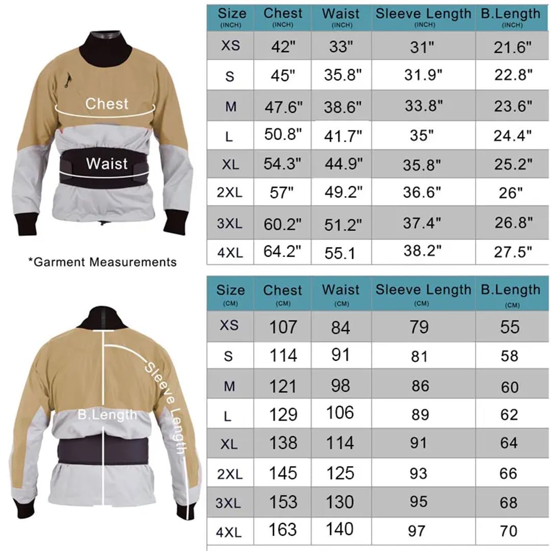 Hcclijo Conjunto De Traje Seco para Kayak para Hombre Y Mujer Chaqueta Impermeable para Remar Pantalones para Vadear Pantalones Canotaje Rafting Navegación Piragüismo Pesca