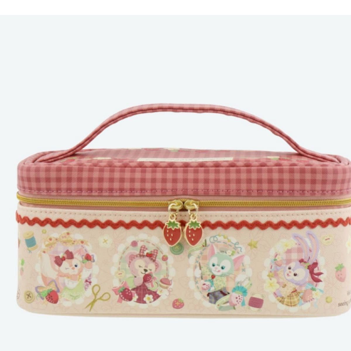 東京ディズニーシーハートフェルトストロベリーギフトポーチ