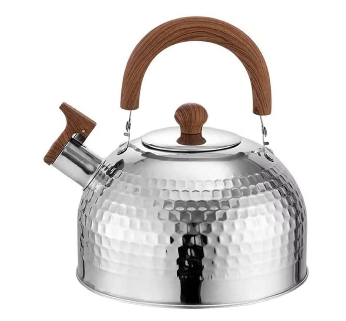 Czajnik z Gwizdkiem Czajnik Do Herbaty Ze Stali Nierdzewnej Dom Przenośny Gwizdek Czajniczek Ogólny Gwizdek Czajnik Do Kuchenki Gazowej Kuchenka Indukcyjna Gwizdanie Czajnik Czajnik Kuchenek(4L)