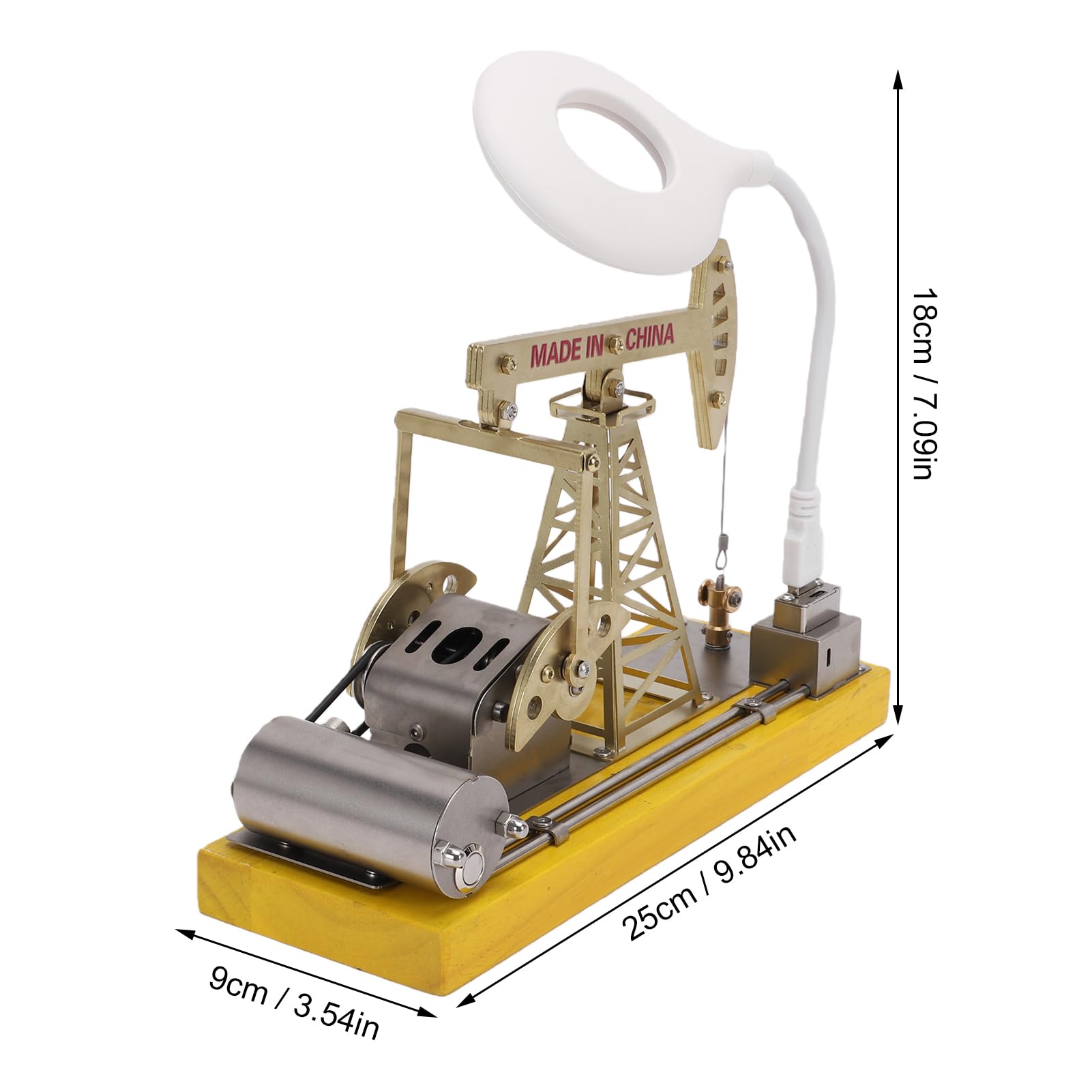 YDuupxe Modello di Trivella Petrolifera, Pompa Petrolifera Elettrica 3D in