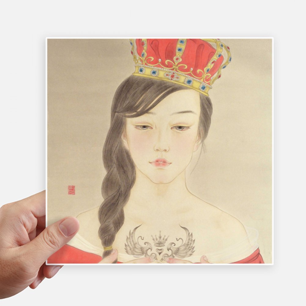 Acuarela china pegatinas de 20 cm para decorar paredes y maletas