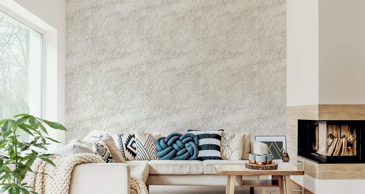 Muralo Nowoczesne Tapety Jasny Beton Winyl Imitacja Kamienia Beton Tony Szary - 228323921