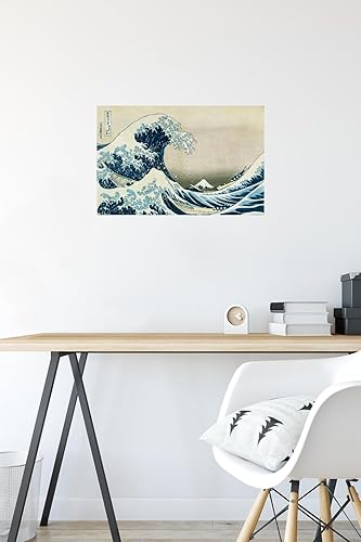 Vista 7 de Trends International Póster de pared The Great Wave (22.375 x 34 pulgadas)
