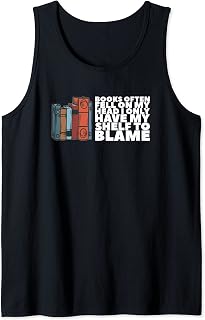 Books Often Fell On My Head Only Shelf To Blame for Teacher Tank Top
