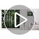 Jekeno Tropical Rainforest Plant Blackout Curtains Nature Wood Decor Home Bedroom Living Room Darkening Grommet Window Drapes 2 Panel Set, 42"x54"