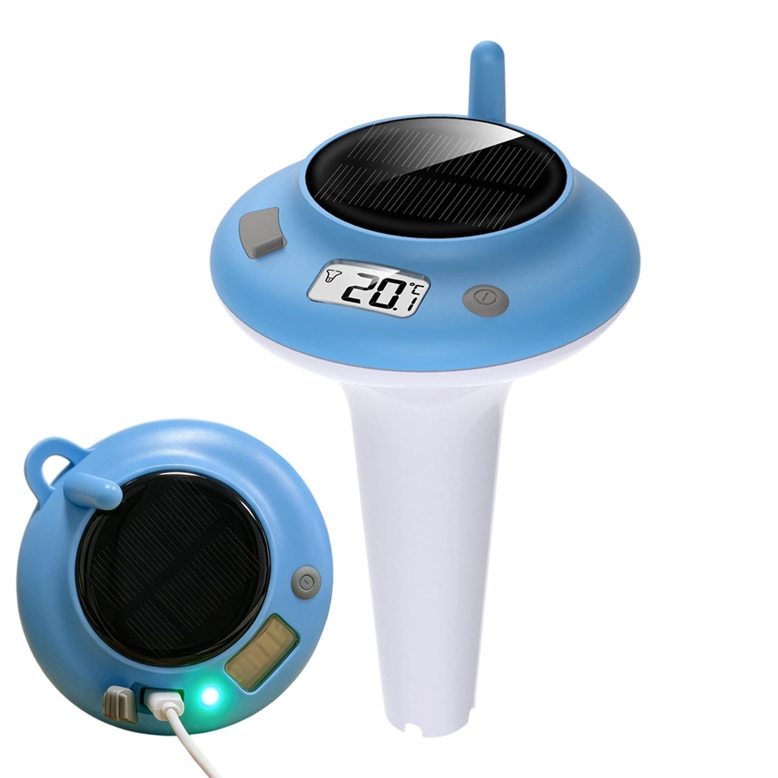 Termómetro para Piscina Sensor Solar Digital Flotante