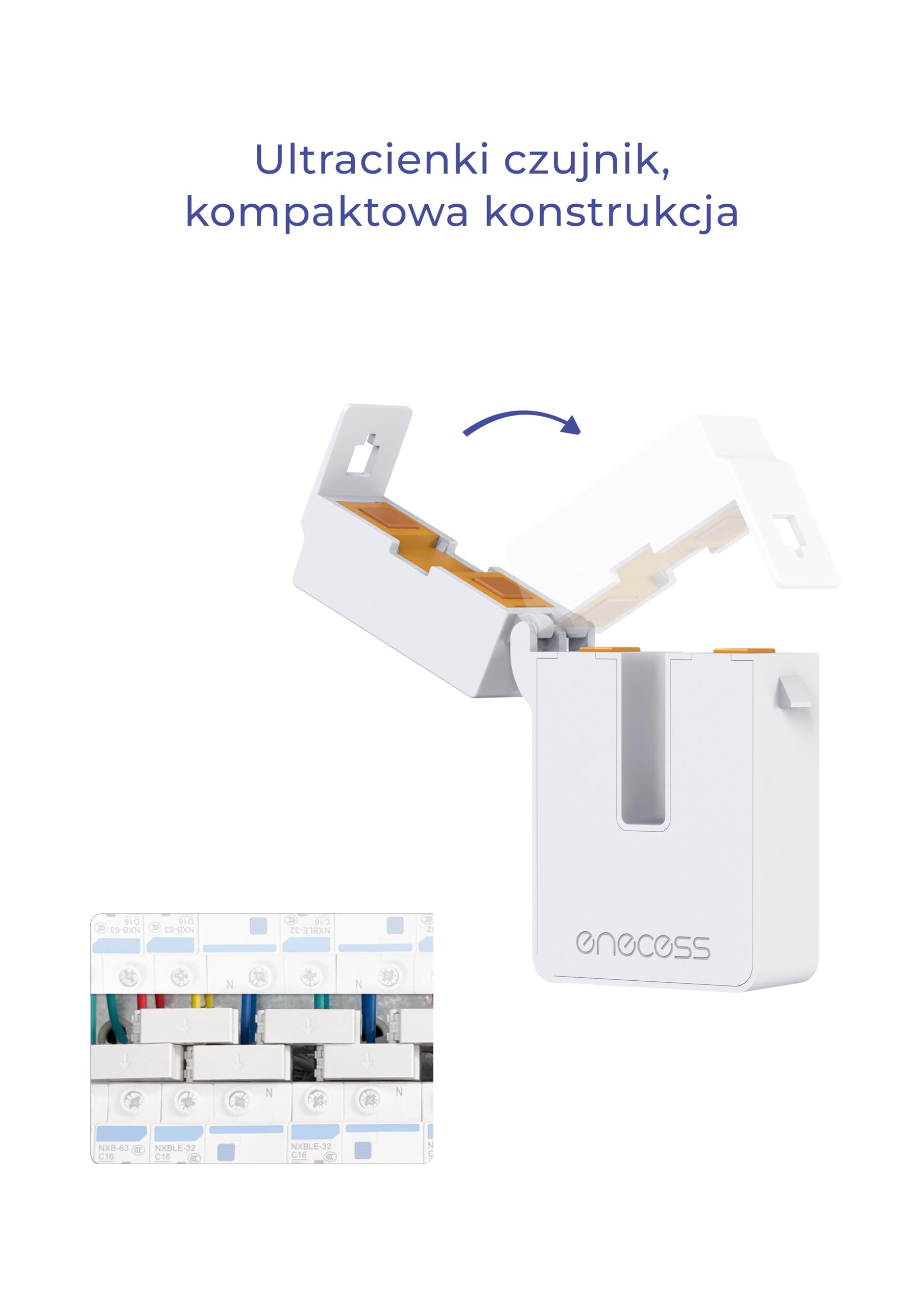 3-fazowy monitor energii, 40+ kanałów, modułowy, chmura i lokalny dostęp, wizualizacja przepływu energii, domowy asystent do automatyzacji i priorytetów PV, LAN, Wi-Fi, antena zewnętrzna, ultracienki
