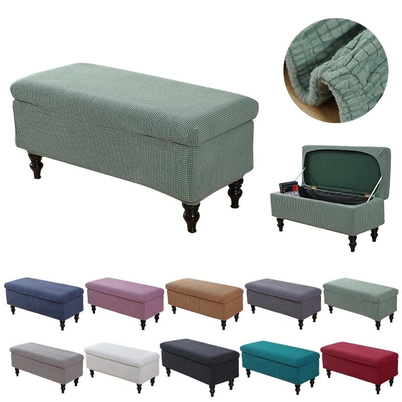 Housse de protection pour banc de rangement et pouf imperméable - 4