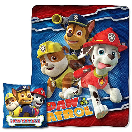 Disney's Paw Patrol Pals Pillow and Throw 2 pieces Blanket Set