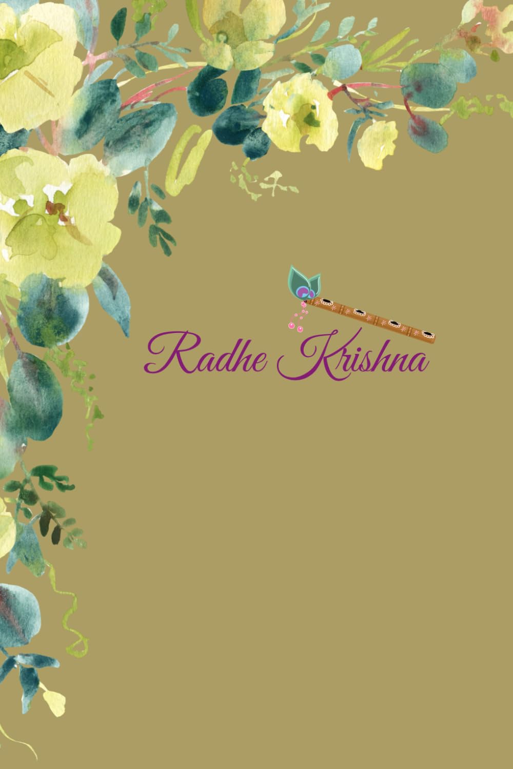 Radhe Krishna Journal: A Beautiful Companion on your Journey of Spiritual Awakening