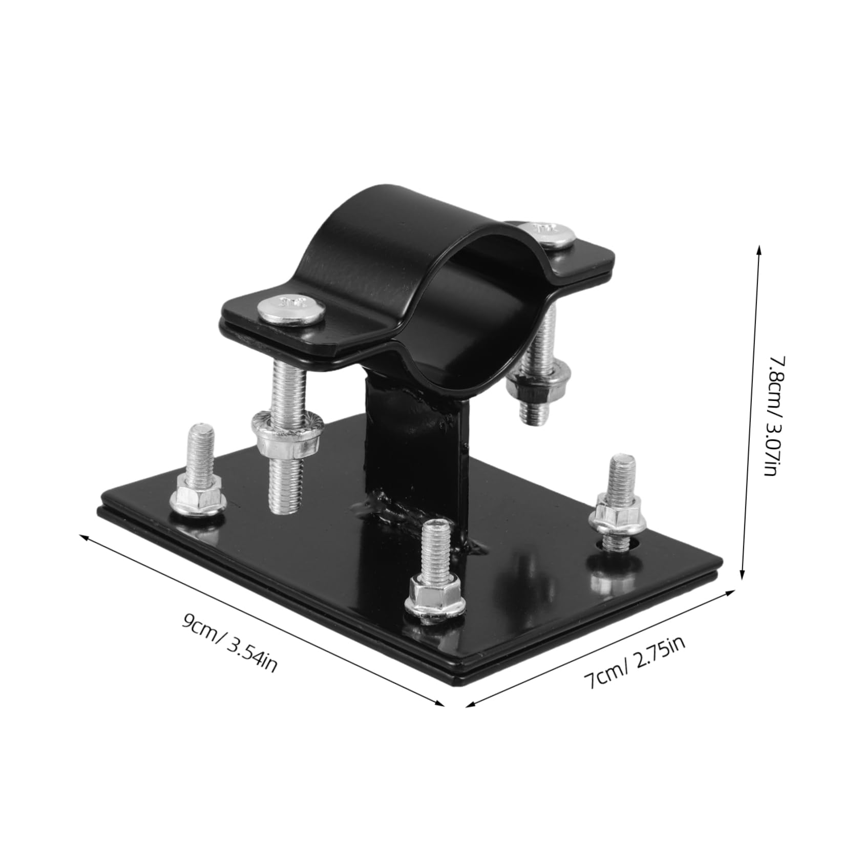 Balacoo Bike Basket Support Bracket for Front Mounting Heavy Duty Bicycle Basket Holder with Installation Hardware Compatible with Folding Bikes and Electric Bikes Durable Iron Frame