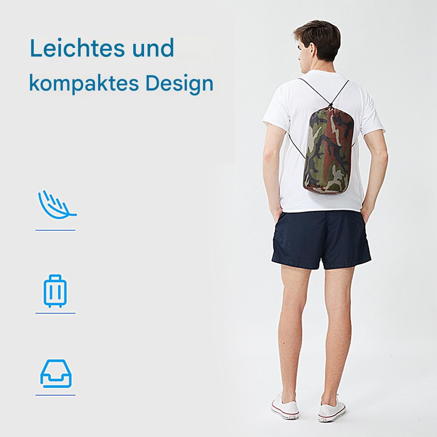 Sac de couchage pour le camping - Équipement de camping en plein air - Sacs de couchage pour les randonnées, les randonneurs, les survivants, les voyageurs, la survie sauvage, le temps inattendu, la