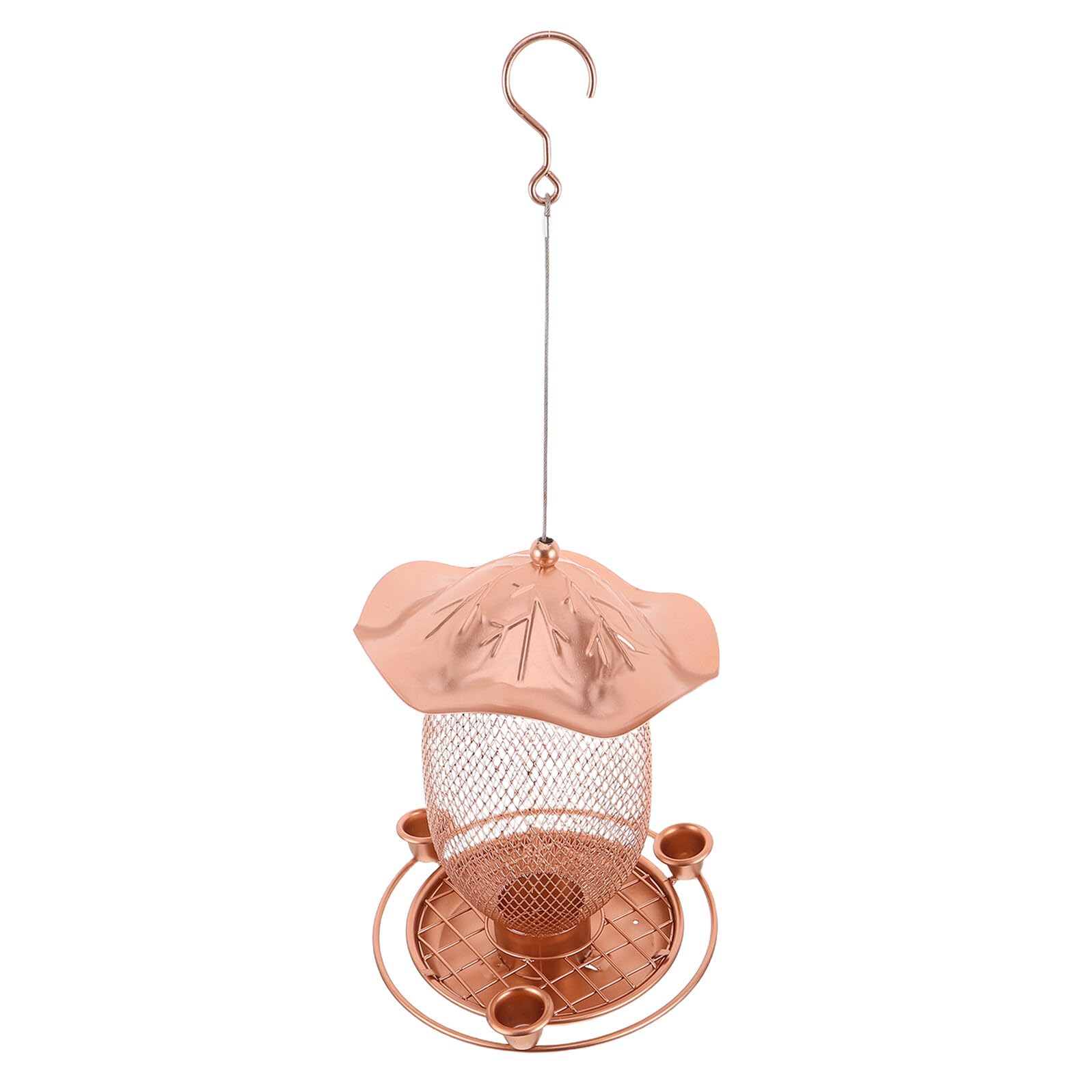 iplusmile Mangiatoia per Colibrì da Esterno Sospesa in Materiale Resistente con Foro di Drenaggio e Gancio per Balcone Giardino Cortile, Abbeveratoio Leggero e Facile da Pulire per Uccelli