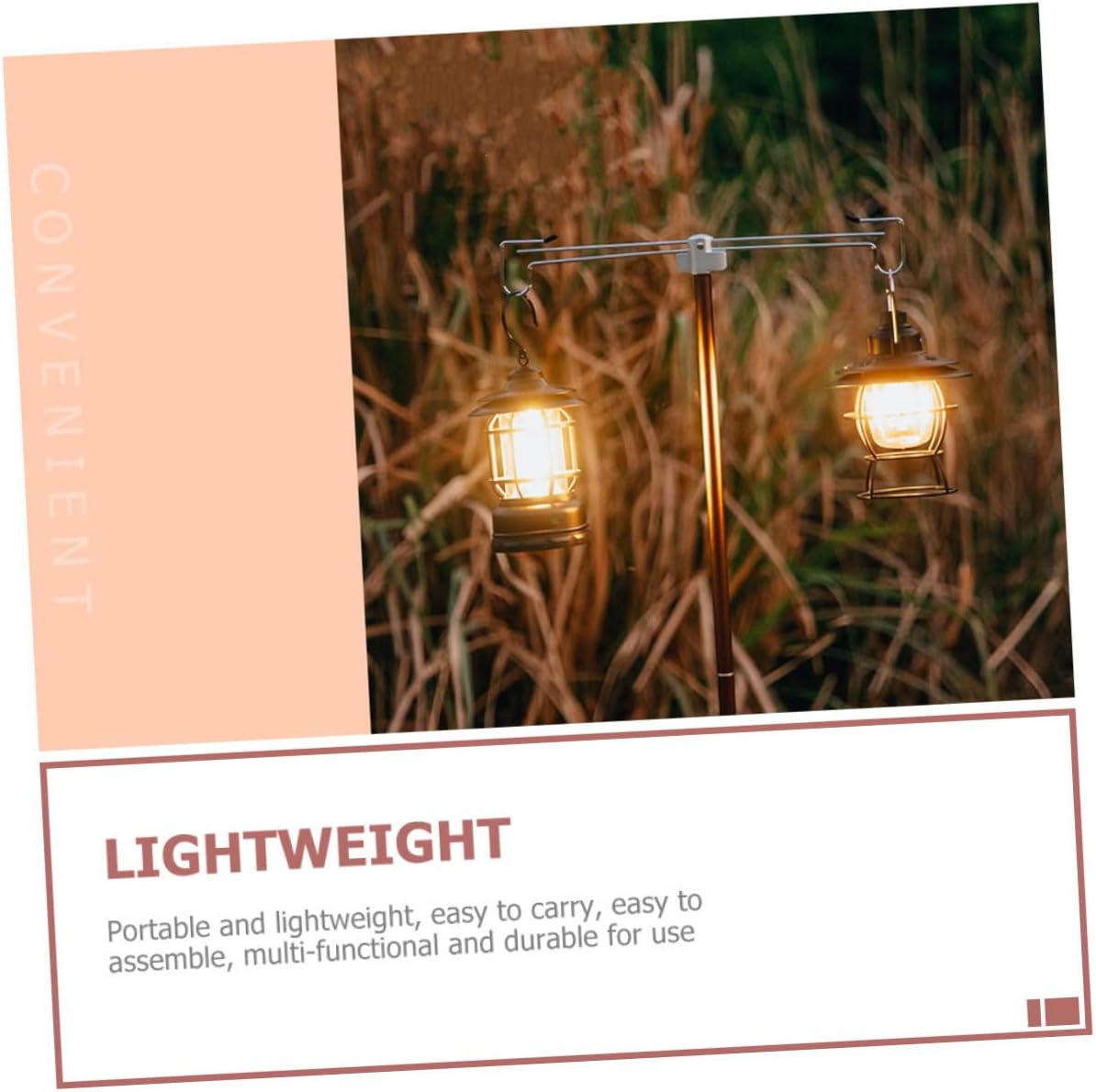 Folding Lamp Stand Rechargeable Led Camping Light Solar Night Light Portable Bracket Aluminum Alloy Camping Lamp Holder Outdoor Rack
