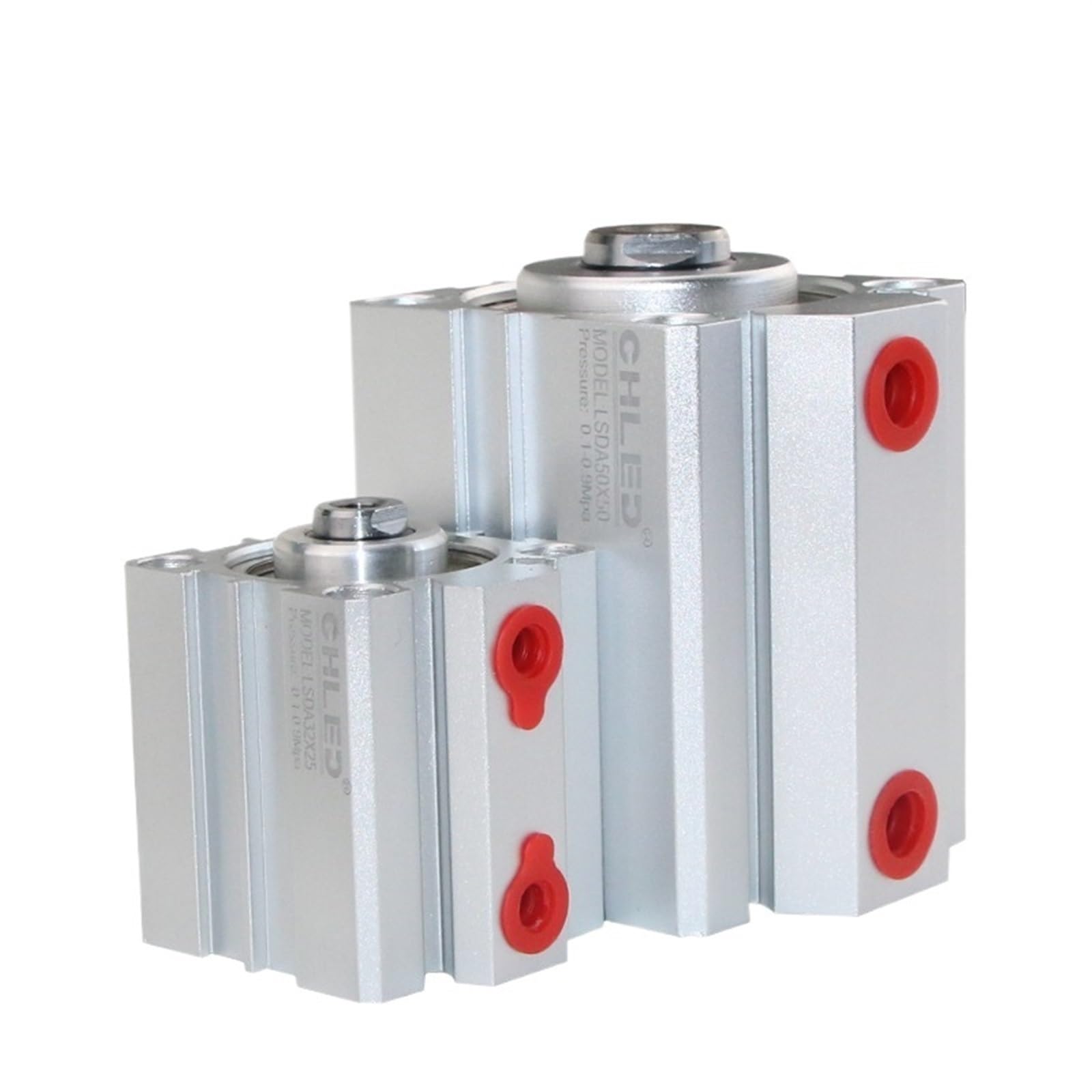 Actuador neumático compacto SDA con diámetro de 25 mm para industria