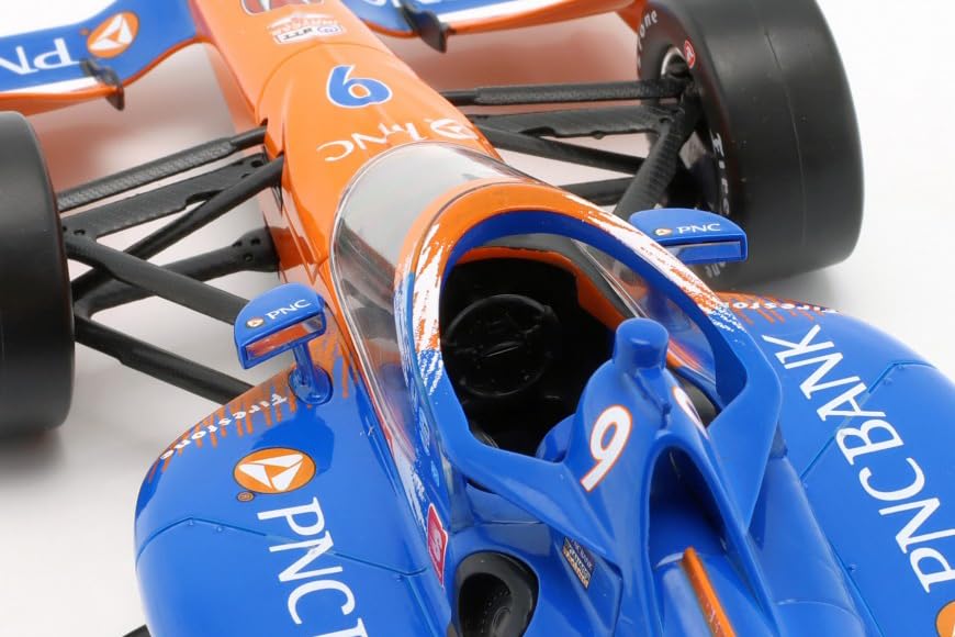 Auto de Carrera 2022 Escala 1:18 Modelo Metal #9 Scott Dixon miniatura 3