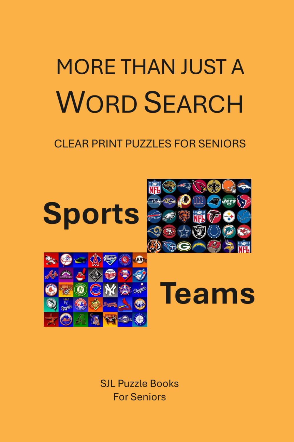 More Than Just a Word Search: Sports Teams (SJL Puzzle Books for Seniors)