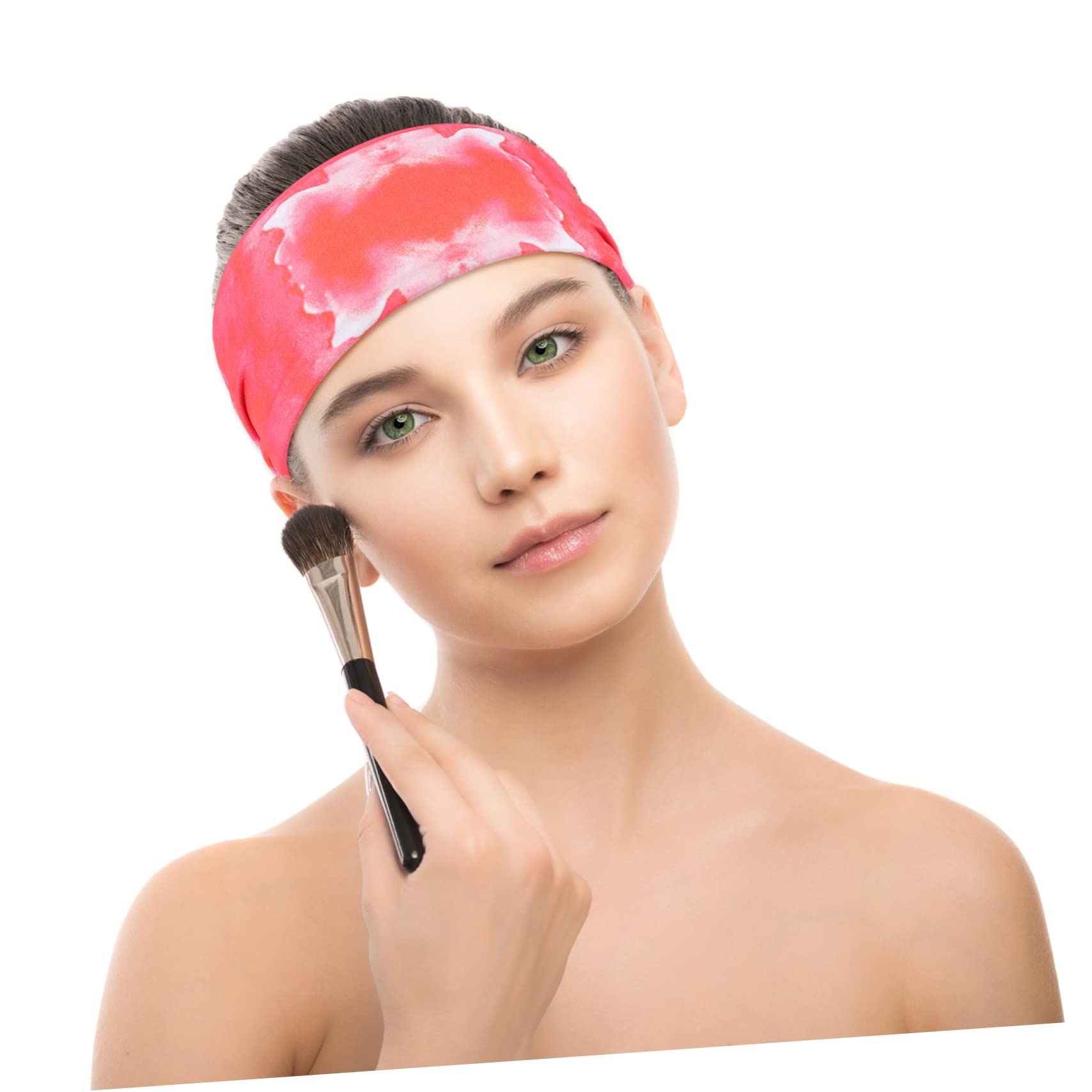 GALPADA Fascia sportiva Tie Dye elastici scrunchies fasce per il sudore da donna fasce antisudore Yoga fascia per professionale forniture di per poliestere