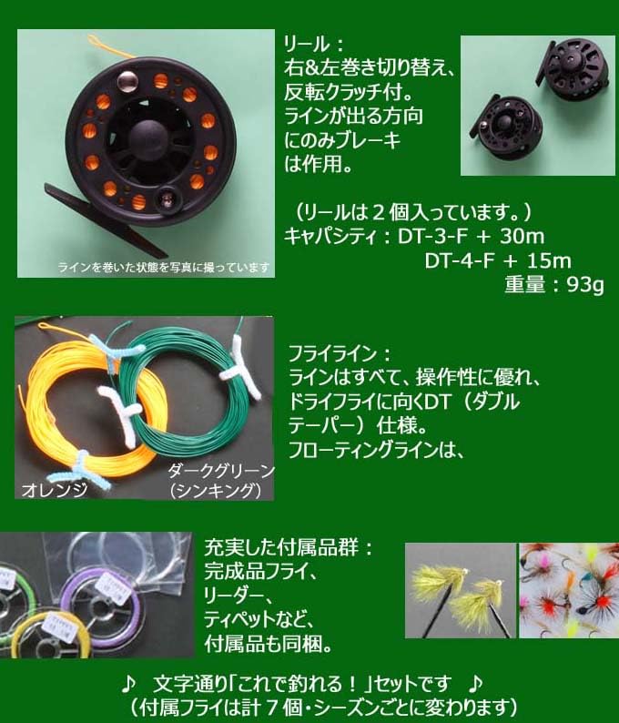 Amazon | ツインモーション・フライタックルset（リール2個、ライン2