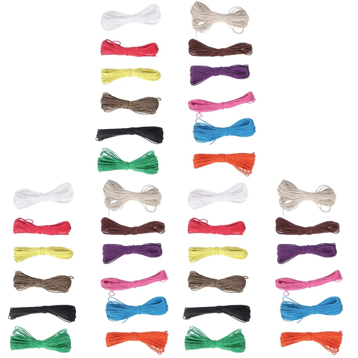 Ciieeo 3piezas Cuerda De Algodón De para Manualidades Pulseras y Collares Cuerda De Macramé y Bisutería
