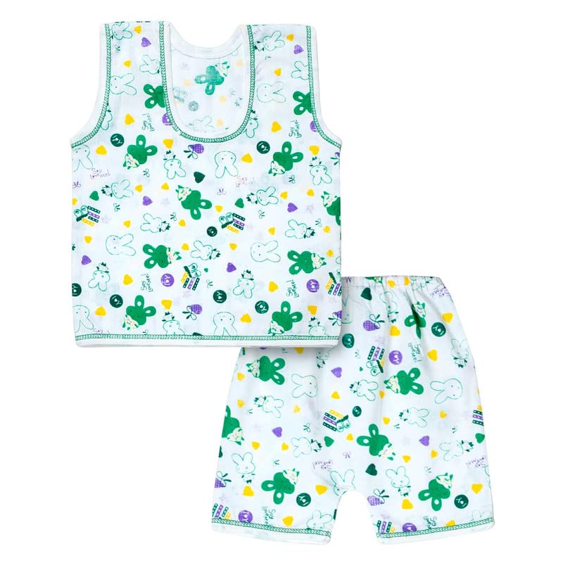 Image of TS LAVI TAVI New Born Baby Clothes Set 0-3 Months - Soft, Breathable, and Multicolor Newborn Clothing Pack of 4