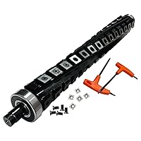 Vista 4 de FOXBC Cabezal de corte helicoidal en espiral de 12-1/2 pulgadas para cepilladora DeWalt DW733 DW734