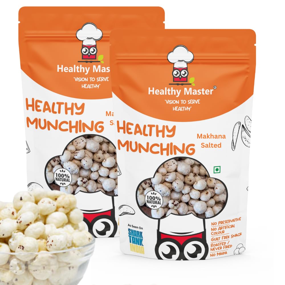 See full amazon price history chart for Healthy Master Roasted Salted Makhana (Fox Nuts) – 240 GM | Keto, Diabetic & Jain Friendly | Rich Calcium, Gluten Free, Tasty & Crispy | Healthy Munchies | Organic Snacks Healthy Master Roasted Salted Makhana (Fox Nuts) – 240 GM | Keto, Diabetic & Jain Friendly | Rich Calcium, Gluten Free, Tasty & Crispy | Healthy Munchies | Organic Snacks (B0978HCRJG) Amazon Price History, Amazon Price Tracker