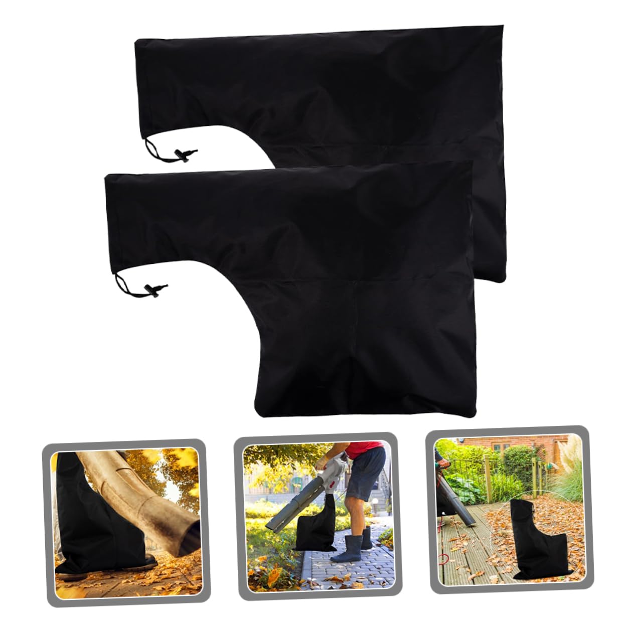 Hemobllo 5 Series Bolsa De Recogida para Soplador De Resistente Y Duradera para Exterior Compatible con Aspiradores De Jardín Fabricada Oxford Antidesgarro 2 Piezas X 5