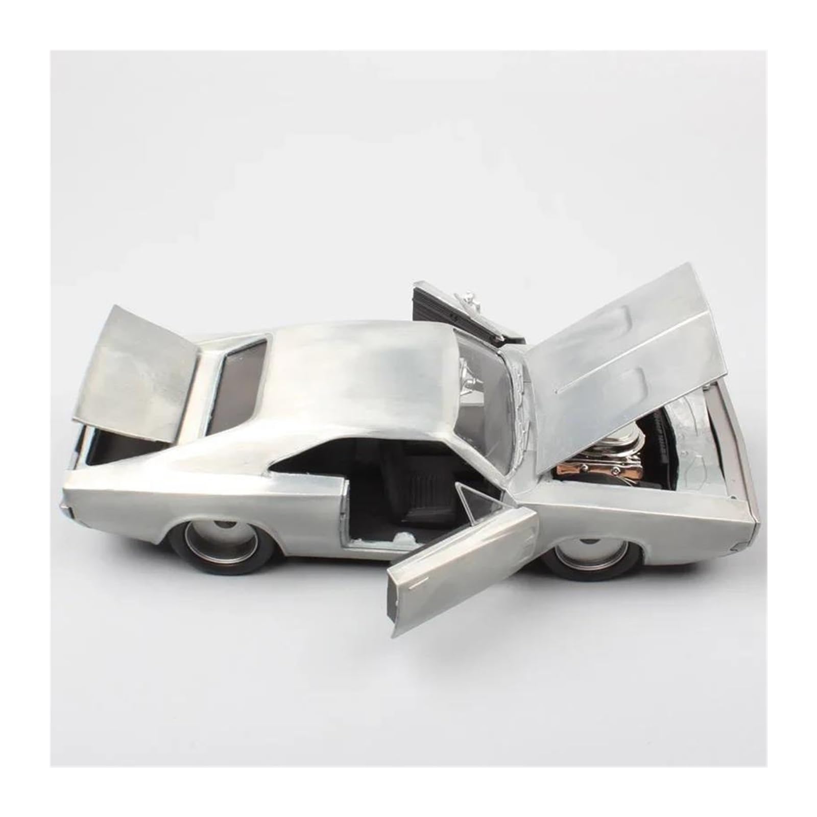 Metallo Scala Replica 1 24 1968 Dodge Charger modello auto sportiva lega pressofusa collezione decorazioni per la casa Hobby Veicoli Giochi Set
