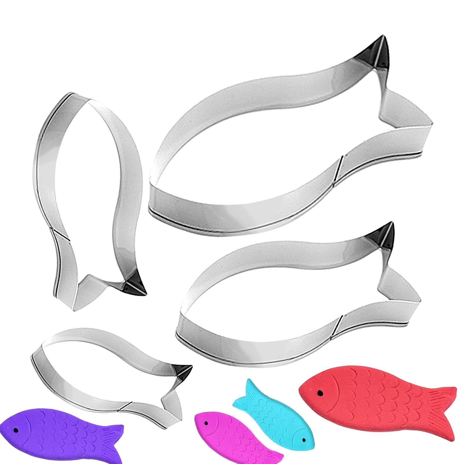 4 Stampini Per Biscotti A Forma Di Animali 3D - Divertenti E Facili Da Usare | Per Bambini E Baking - Foto 11