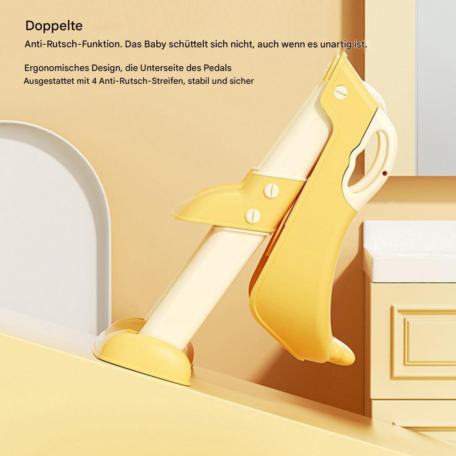 Scaletta per WC, vasino, seduta in vasino – vasino pieghevole per bambini – accessori per servizi igienici, scala ergonomica con sgabello per ragazze | Portatile Per Bambine e Bambini Forniture Addestramento Vasino Confortevole per Piccoli Bagno WC Cartoo