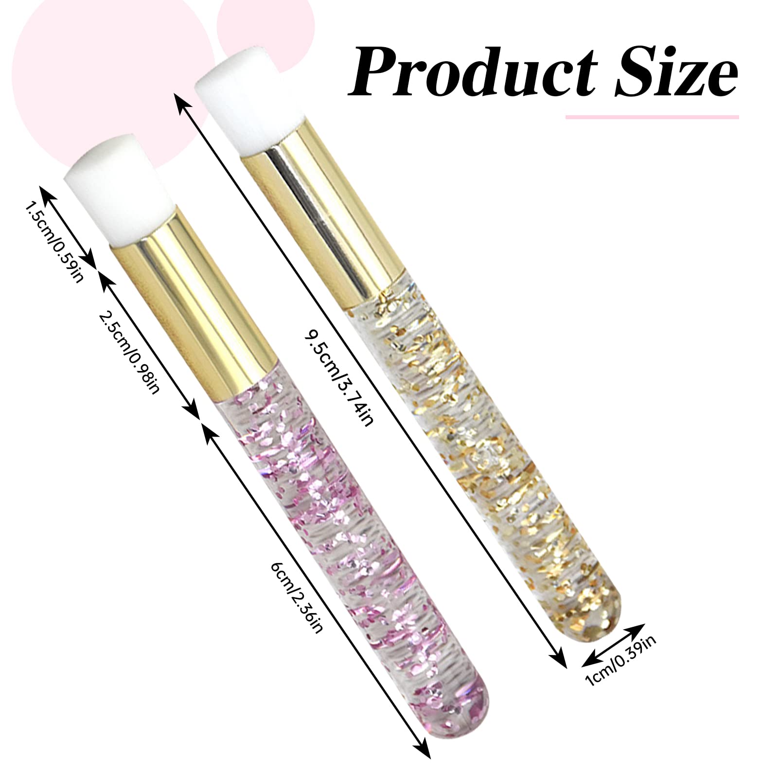 20 Pièces Brosses à Shampoing de Cils Brosse de Nettoyage en Profondeur de Pores de Nez Brosse à Enlever de Points Noirs Brosses Nettoyantes d’Extensions de Cils Brosses de Lavage Cosmétiques