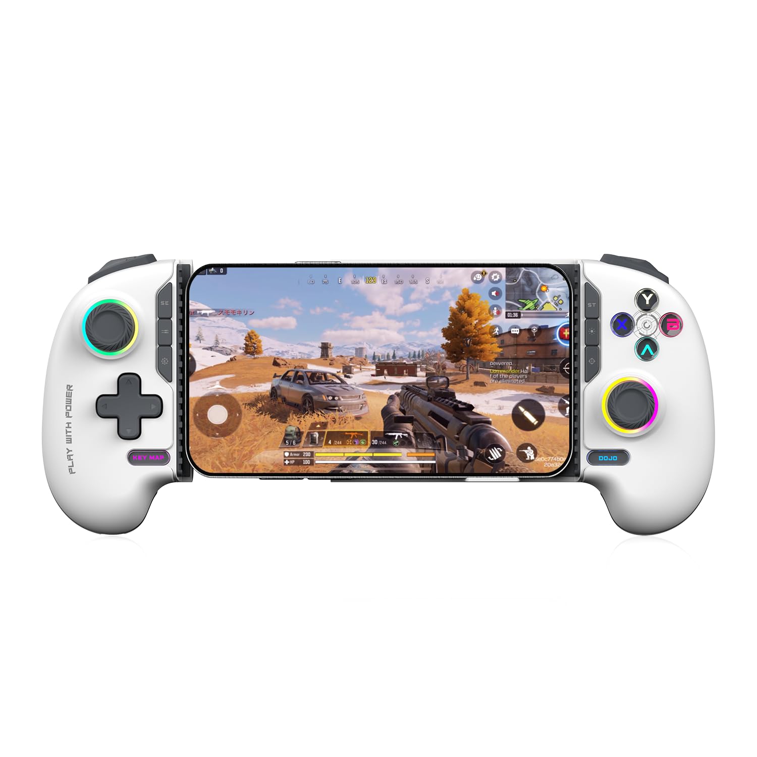 EvoFox Deck 2 Smartphone Gamepad with Hall Effect Triggers & Joysticks | Bluetooth Wireless Controller for Android, iOS, Windows, macOS & Nintendo Switch | Key Mapping, Macro Buttons, RGB Lighting-image-32