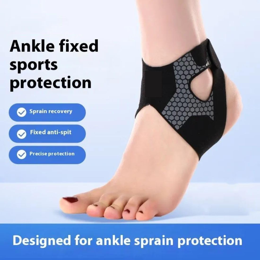 MRIYA Ankle Support Sleeves | Universal Fit | Pain Relief & Comfort for Ankles | Premium Breathable Material | Ideal for All Activities | Suitable for Men & Women