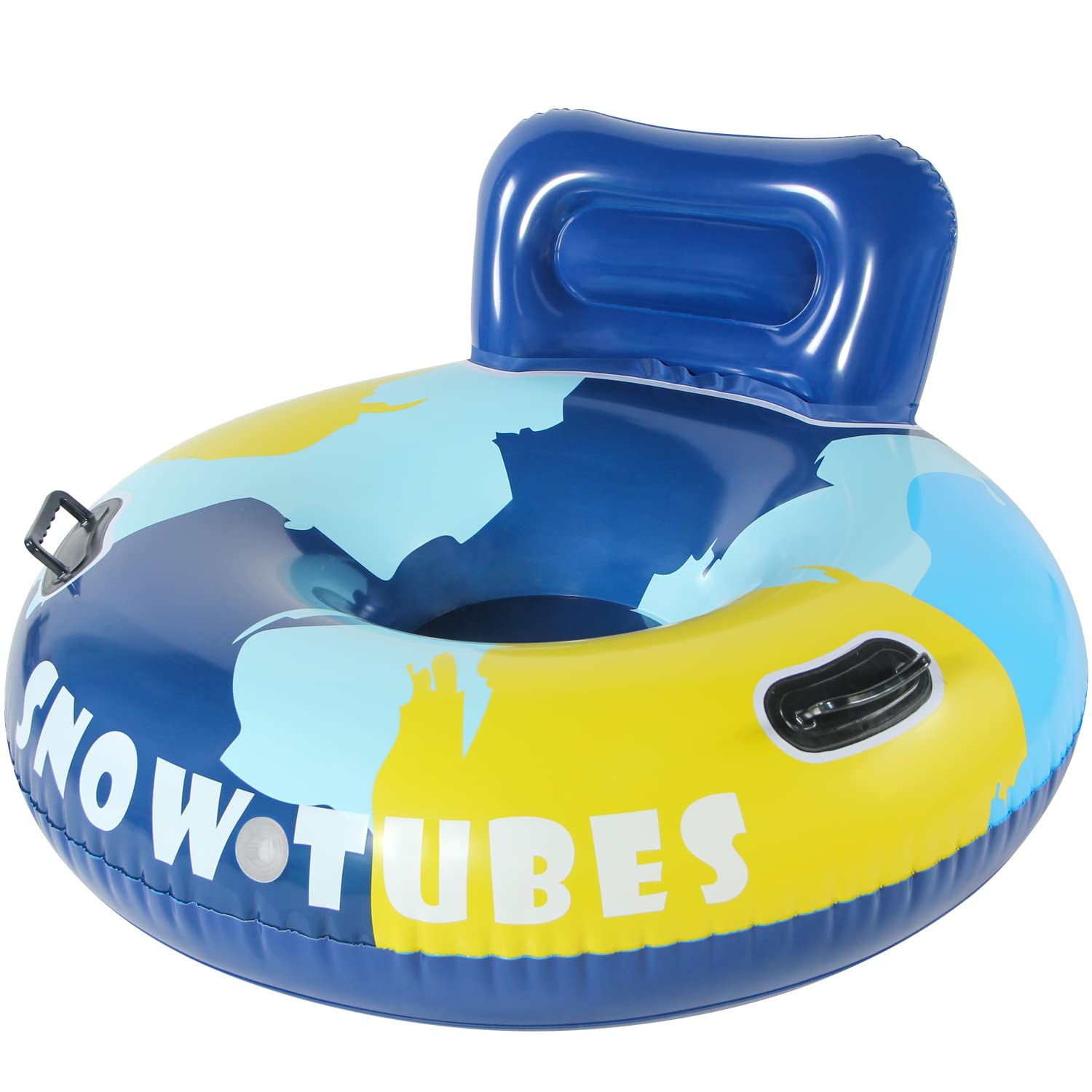 BLEWINDZ Snow Tube Sled for Kids and Adults, 47" Snow Sleds Heavy Duty