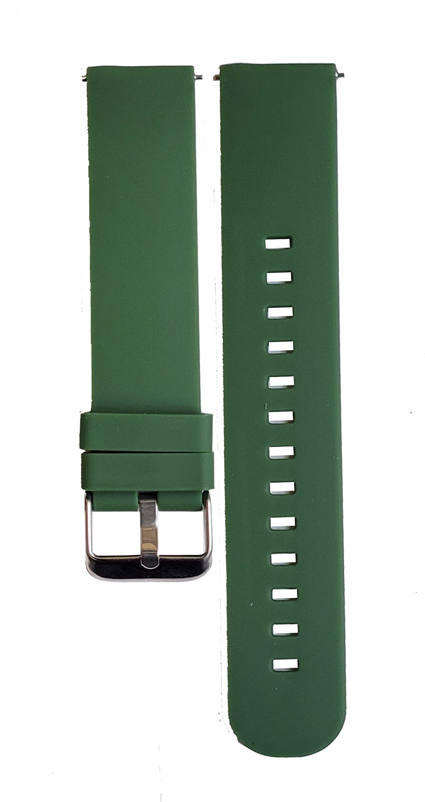 Dreamy 18mm 20mm 22mm Silicone Smart Watch Strap Easy Replacement - Pack of 1 (Green, 18mm) (B0BNBQN36N) Amazon Price History, Amazon Price Tracker
