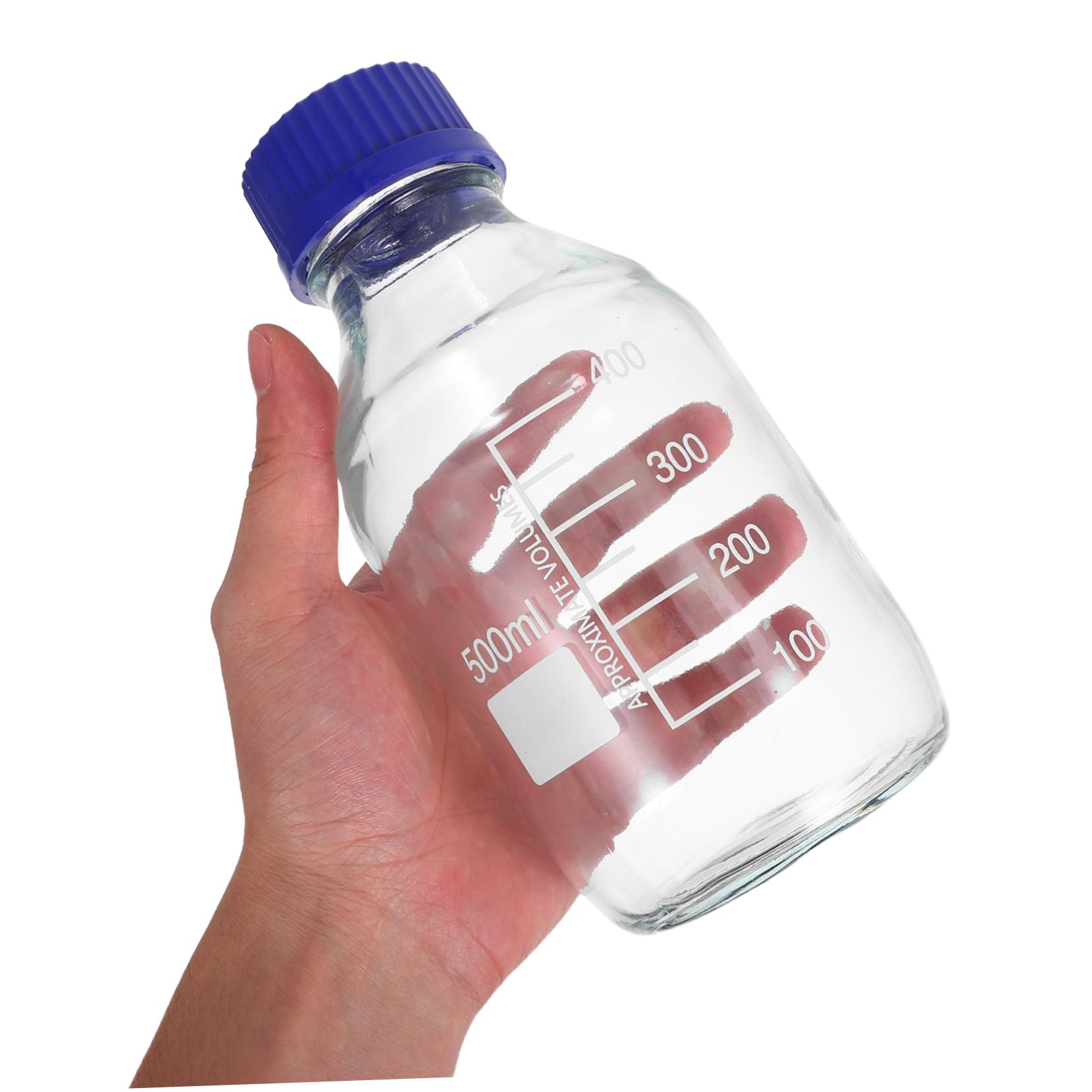 Ipetboom Bottiglia Reagente in Vetro da Laboratorio 500ml 2 Pezzi