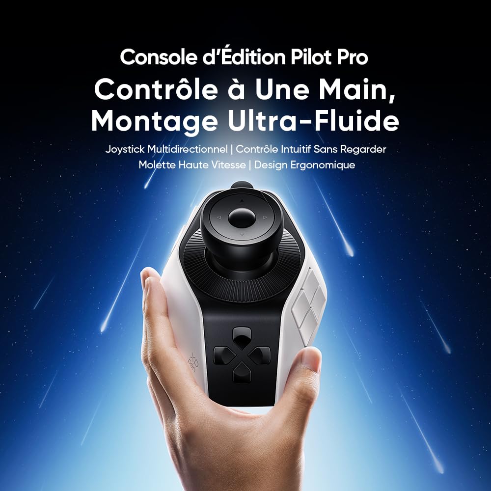 XPPen Pilot Pro Console de Montage Vidéo, Contrôleur avec 100+ Raccourcis Personnalisés