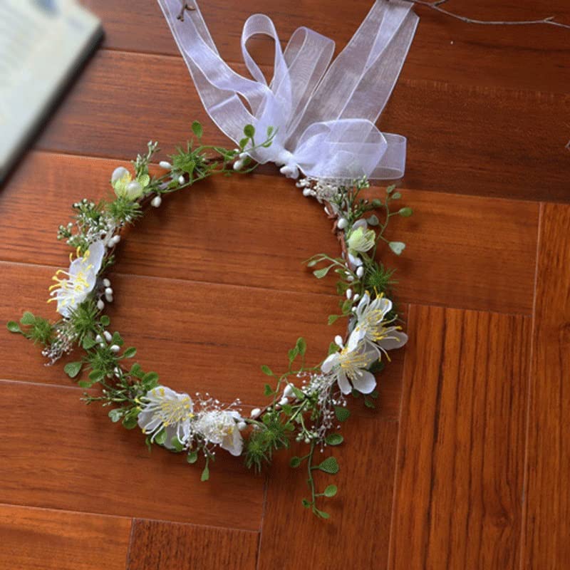 JSEIAJB Garland Bridal Headdress Seaside Holiday Accessories Headflower Hair Hoop Hair Accessories