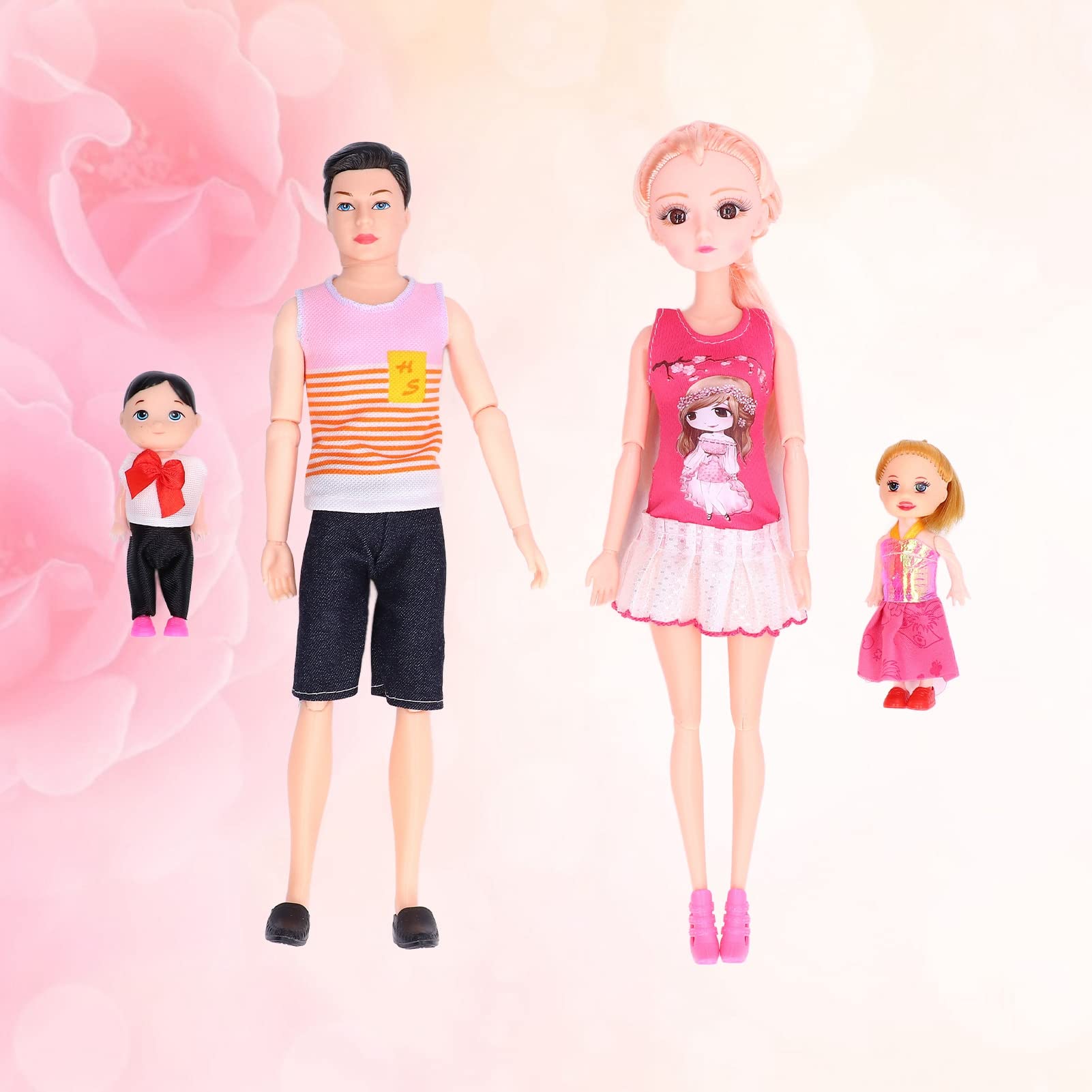 【専用】　スピールフォーム　人形セット Amazon | ママとパパの人形セット可動関節しっかりした髪の家族の人形