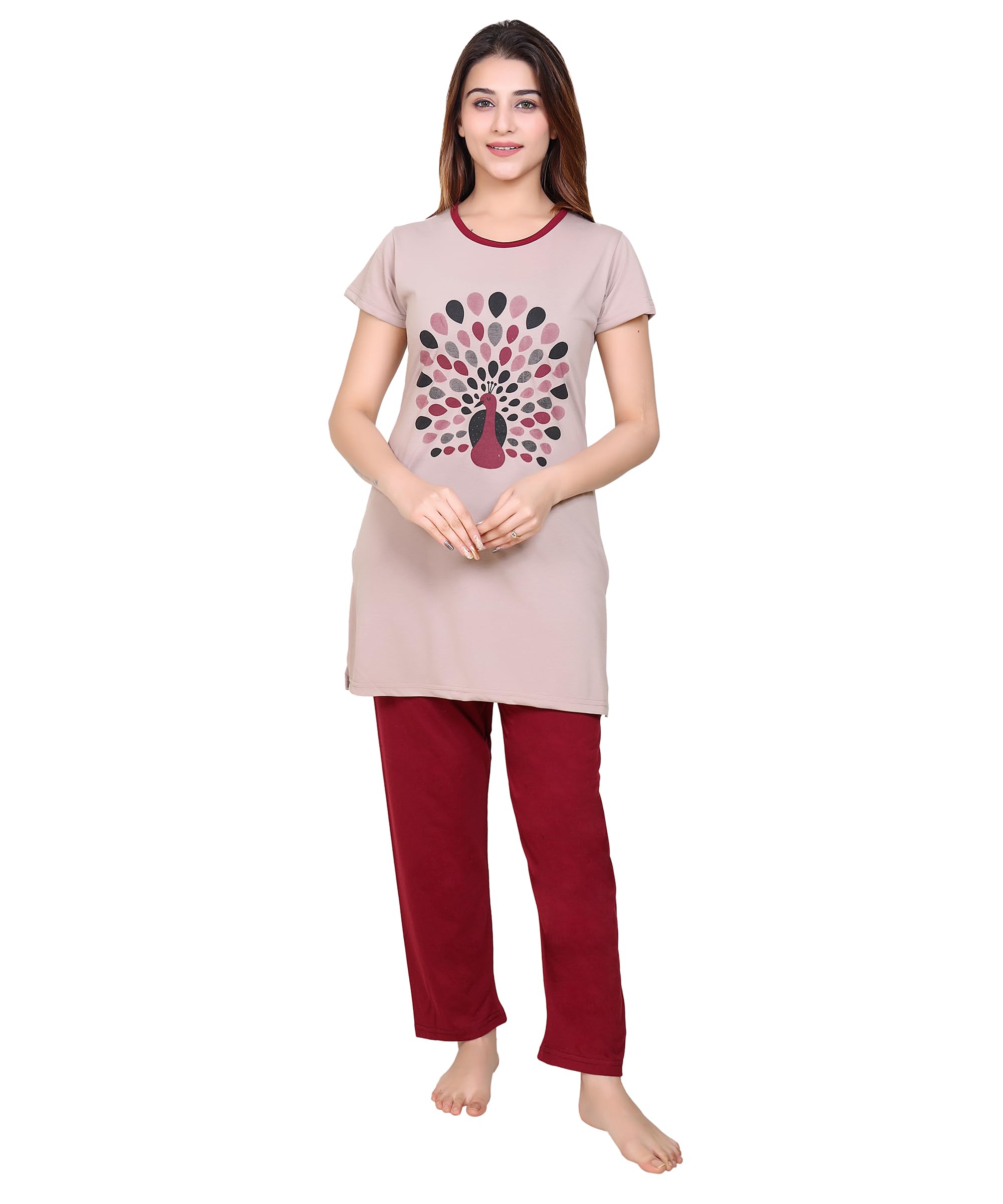 d g divine girl Summer Night Suit Set | Pyjama Set Loungewear-picture-42