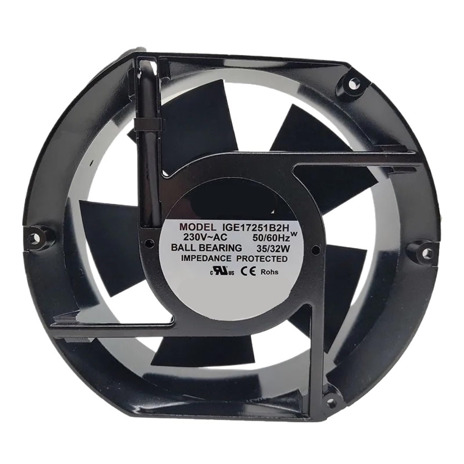 CLEUFWKO IGE17251B2H 230VAC 35/32W 17251 172 * 51mm Cooling fan(A)